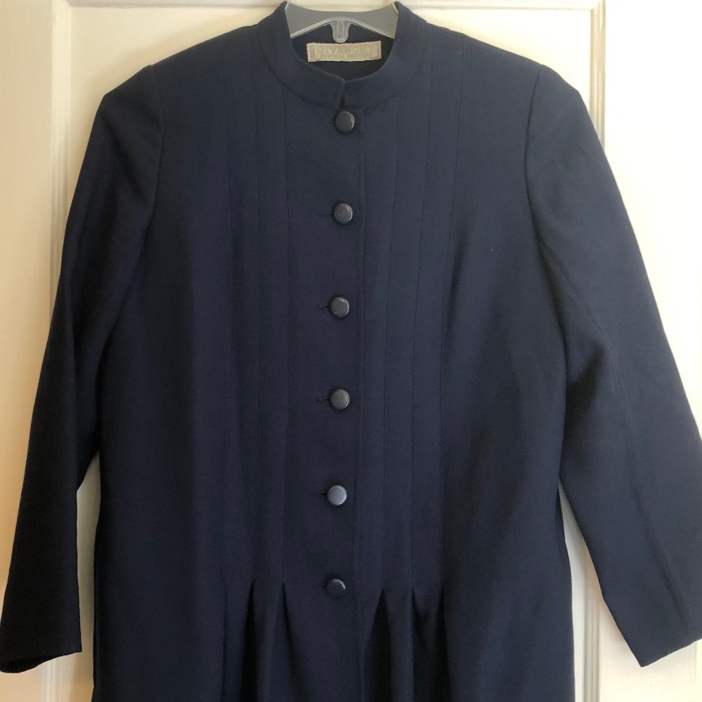Givenchy Unlined Coat - Navy - Picture 2 of 9